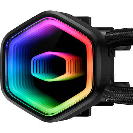 Cooler master masterliquid 240 core ii argb chłodzenie wodne (czarne, 4-pinowe złącze wentylatora pwm)
