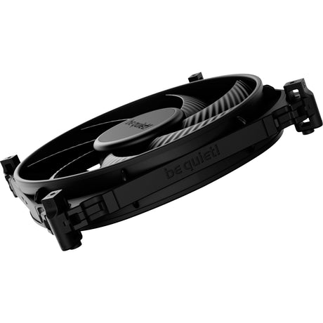 Bądź cicho! Silny wentylator cichych skrzydeł 4 pwm (czarny, 140 x 140 x 25 mm)
