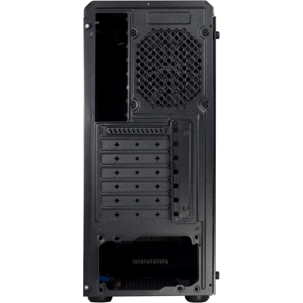 Obudowa midi tower Inter-tech c-3 saphir (czarna | 3x USB-A | okienko)