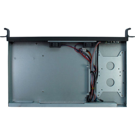 Obudowa rack Inter-tech 1u k-126l (czarna | 2x USB-A)