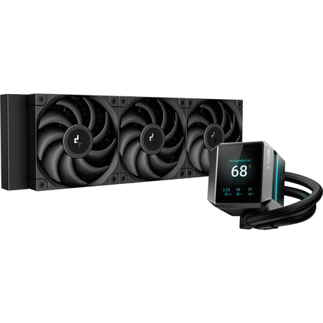 Chłodzenie wodne Deepcool Mystique 360 (czarne, 4-pinowe złącze wentylatora pwm)