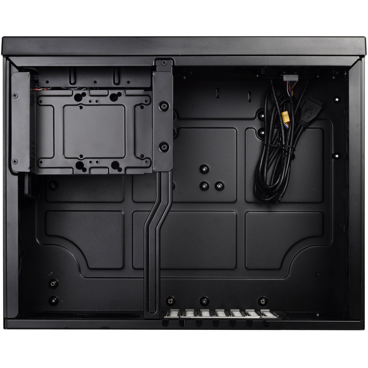 Obudowa Silverstone SST-GD09B-C HTPC (czarna | 1x USB-A | 1x USB-C)