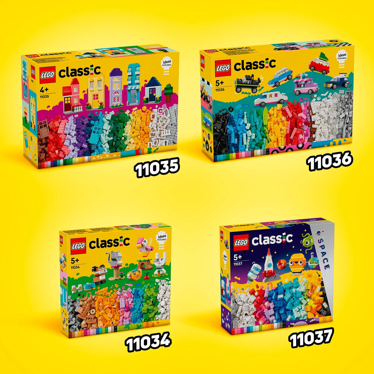 Klasyczne kreatywne pojazdy Lego - 11036