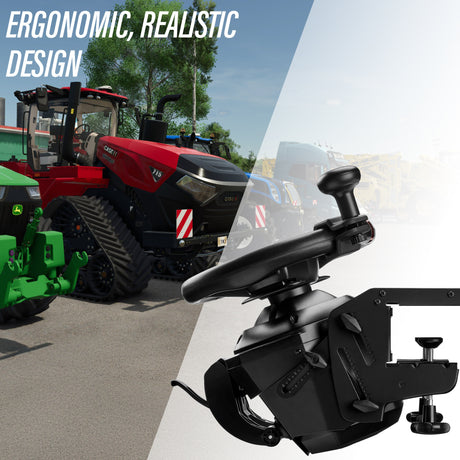 Thrustmaster t128 simtask farming pack simulatorset (zwart, playstation 5, pc)