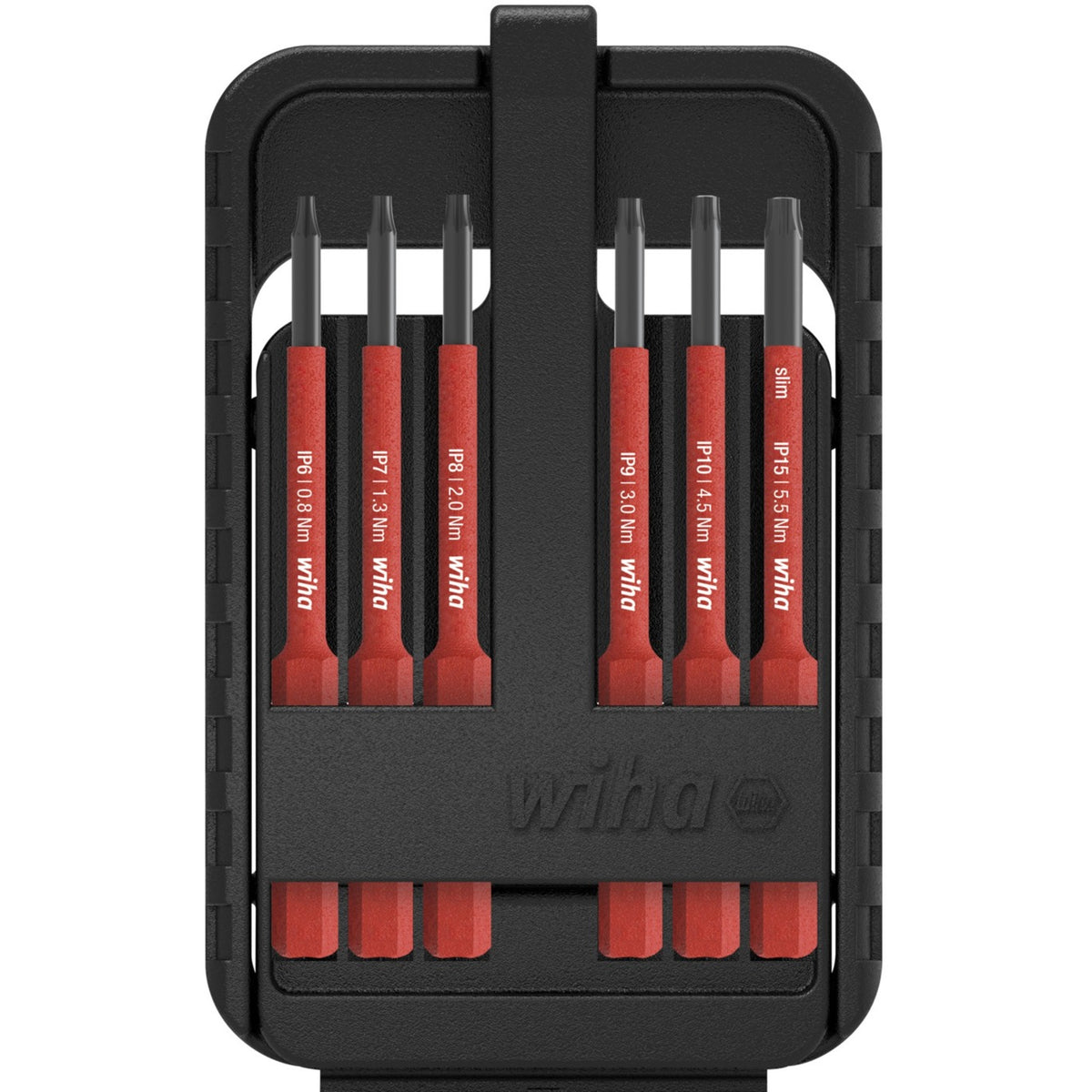 Zestaw bitów Wiha Slimbit Electric Bit Set (czerwony, 76 sztuk)