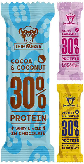 Baton proteinowy szympans 30% 20x50g pudełko
