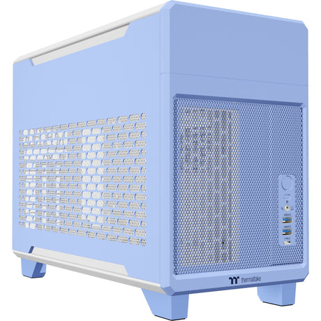 Obudowa mini tower Thermaltake tr100 Hydrangea Blue (jasnoniebieski | 2x USB-A | 1x USB-C)