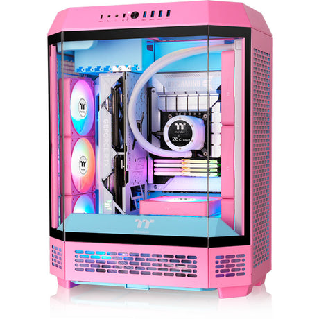 Thermaltake ct120 ex argb Sync wentylator chłodzący do komputera różowy (pakiet 3 wentylatorów) wentylatory do obudowy (różowy, 3 sztuki, 120 x 120 x 25 mm, pwm)