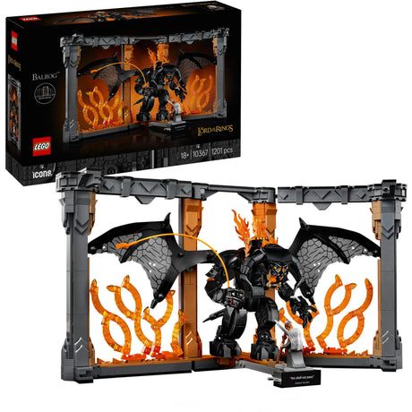 Podstawka z ikonami Lego: Władca Pierścieni – zestaw Balrog – 10367