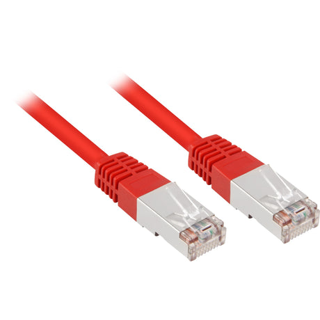 Kabel krosowy Sharkoon rj45 kat.5e s ftp 10m (czerwony)
