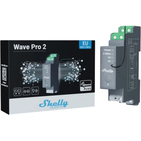 Przekaźnik Shelly Qubino Wave Pro 2 (szary)