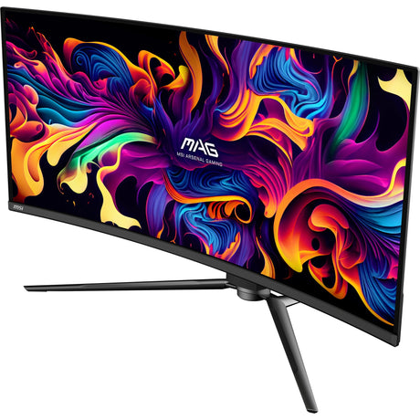 MSI Mag 341CQP QD-OLED 34 Zakrzywiony ultraszerokokątny monitor do gier (czarny, 2x HDMI, Display Port, 2x USB-A, USB-B, USB-C, 175 Hz)
