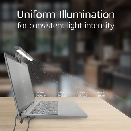 Act Connectivity Przyciemniana listwa świetlna LED do laptopa Listwa LED (czarna, zasilana przez USB, 3000–6500 K)