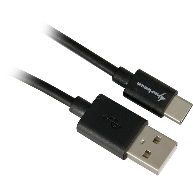 Kabel Sharkoon USB-A 2.0 - USB-C (czarny, 2 metry)