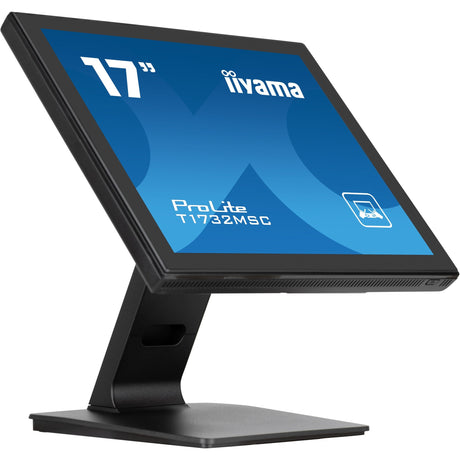 Iiyama prolite t1732msc-b1sag 17 monitor dotykowy (czarny (matowy), HDMI, Display Port, VGA, USB-B)