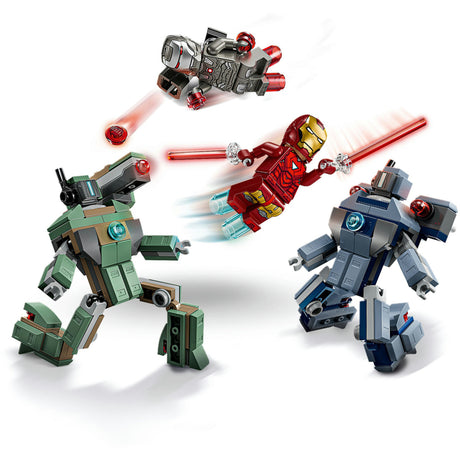 Lego® ǀ Marvel Iron Man i machina wojenna kontra drony młotkowe - 76320