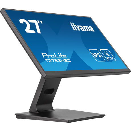 Iiyama prolite t2752msc-b1ag 27 monitor dotykowy (czarny, HDMI, display port, 2x USB-A, USB-B)