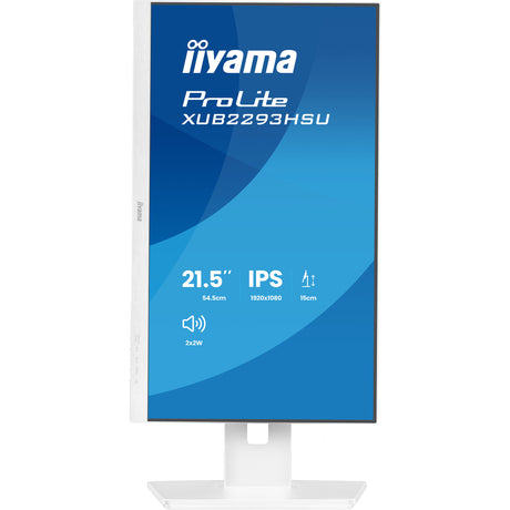 Monitor Iiyama prolite xub2293hsu-w7 21,5 (biały (matowy), HDMI, Display Port, 2x USB-A)
