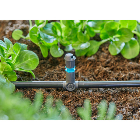 Gardena Trójnik do zraszaczy końcowych kroplowników 4,6 mm (3 16 ) przyłącze (ciemnoszary, 5 szt.)