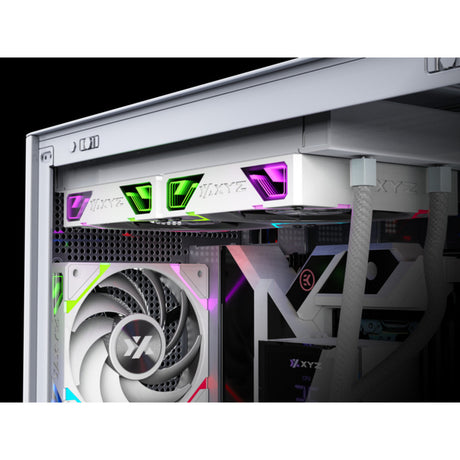 Chłodzenie wodne Xyz pc gear hydrotemp aio 240 (biały, argb, pwm)