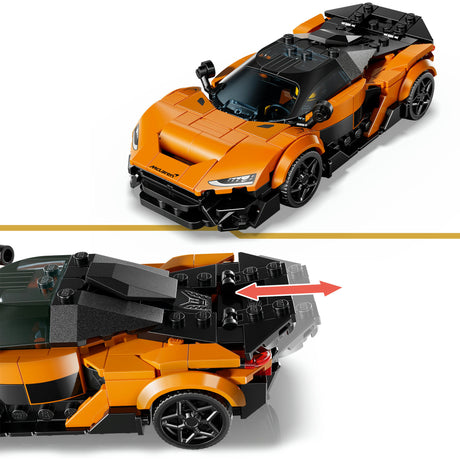Lego® Speed Champions McLaren W1 – prawdziwy supersamochód z 1 minifigurką - samochód wyścigowy - 77257