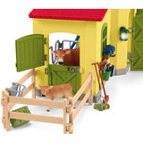 Świat farmy Schleich - duża stabilna, żółta figurka do zabawy