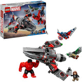 Lego Marvel — zabawka konstrukcyjna Kapitan Ameryka kontra Czerwony Hulk (76292)