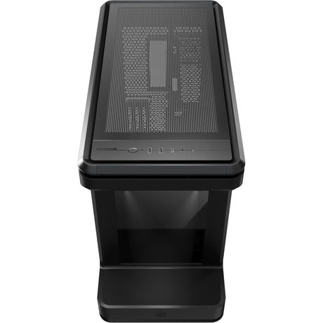 Cooler master masterframe 360 stage obudowa midi tower LCD (czarna | 2x USB-A | 1x USB-C | szkło hartowane)