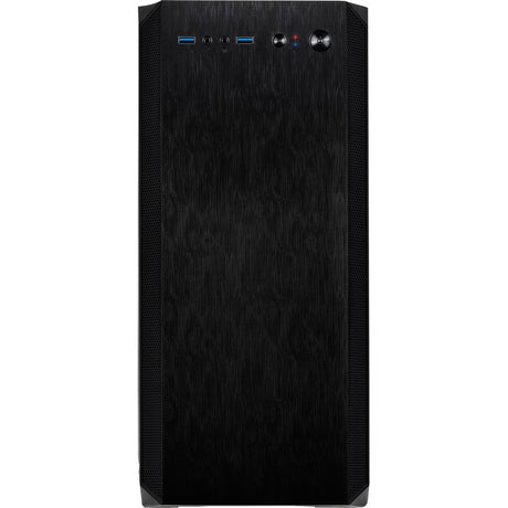 Obudowa mini tower Inter-tech h-606 (czarna | 2x USB-A)