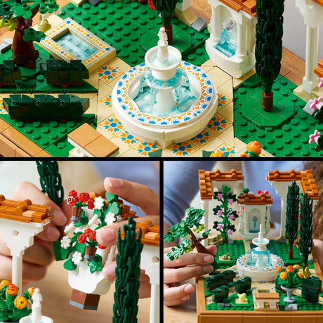 LEGO Ikony Ogród z fontanną - 10359