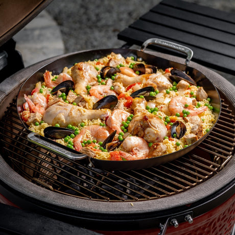 Paella Kamado Joe ze stali węglowej – patelnia do paelli