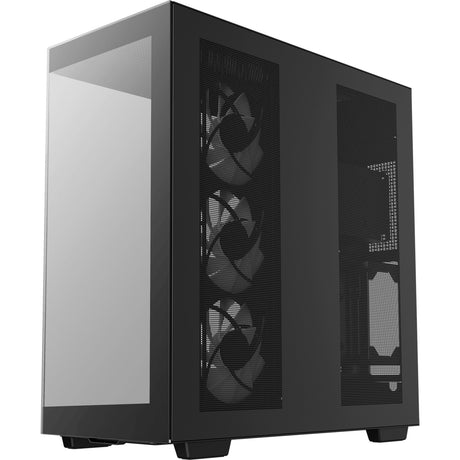 Obudowa Deepcool CH780 Midi Tower (czarna | 4x USB-A | 1x USB-C | RGB | szkło hartowane)