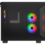 Obudowa midi tower Montech king 65 pro (czarna | 2x USB-A | 1x USB-C | okienko)