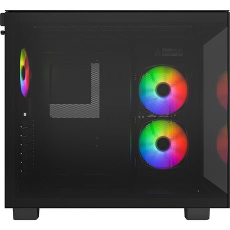 Obudowa midi tower Montech king 65 pro (czarna | 2x USB-A | 1x USB-C | okienko)
