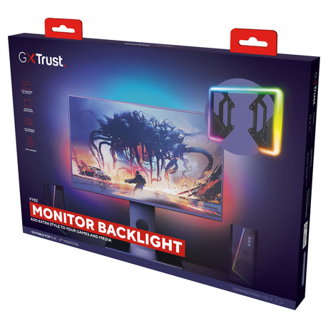 Podświetlenie Trust GXT 907 VYBZ RGB do monitorów (czarne)