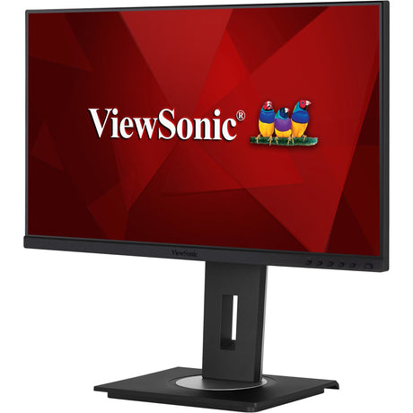 Monitor Viewsonic vg2448a-2 24 (czarny (matowy) srebrny, 1x HDMI, 1x port wyświetlacza, USB-C, USB-A, dźwięk, 100 Hz)