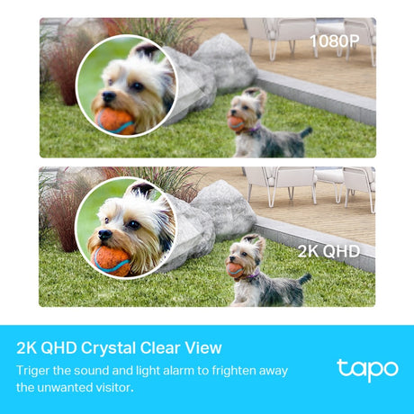 Kamera bezpieczeństwa Tp-link tapo c420s1 (biała, 2k qhd, ip65)