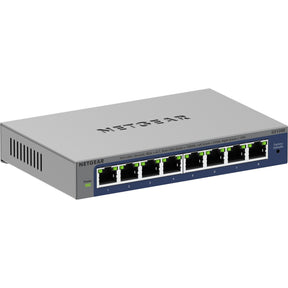 Przełącznik Netgear 8-portowy gigabit plus (gs108e-400eus) (szary, niezarządzany)