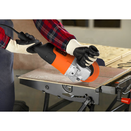 Szlifierka kątowa Black+decker bdgl2223-qs 2200w 230mm (czarno-pomarańczowa)