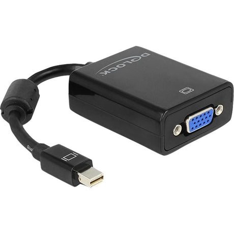 Delock adapter mini display port > VGA (czarny, 0,11 m)