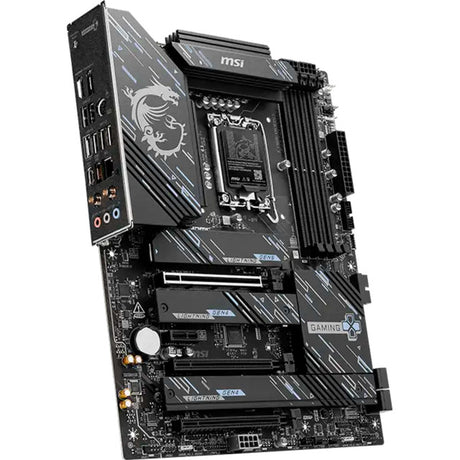 Msi z890 gaming plus wifi6e socket 1851 moederbord (zwart, raid, 5 gb-lan, wi-fi 6e, bt, sound, atx)