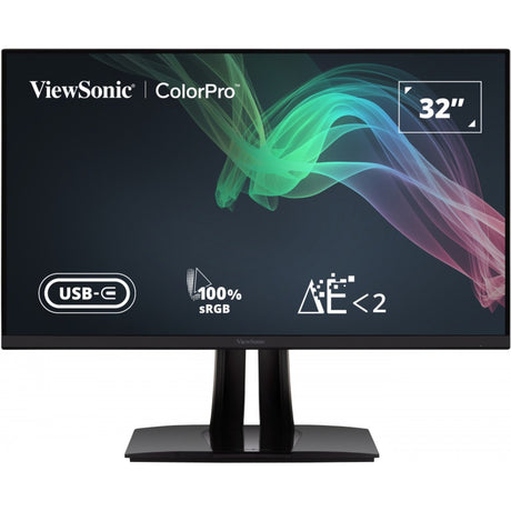 Monitor Viewsonic VP3256-4k 31,5 (czarny (matowy), 2x HDMI, 1x Display Port, USB-A, USB-B, USB-C)