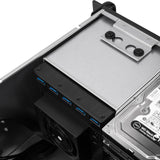 Obudowa rack Silverstone RM41-H08 (czarna | 2x USB-A 3.2 (5 Gbit s))