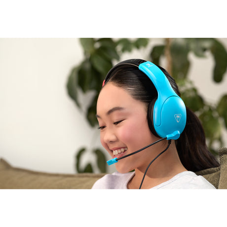 Turtle beach airlite fit gamingheadset met microfoon over-ear gaming headset (neonblauw neonrood, nintendo switch, nintendo switch lite, nintendo switch - oled-model)