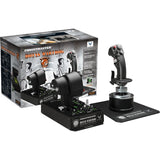 Thrustmaster Hotas Warthog Joystick i przepustnica do gier Hotas (czarne srebro, PC)