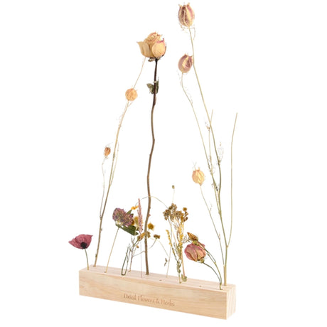 Esschert design kwiaty i zioła standardowe drewno 25x4x4cm (bez kwiatów)