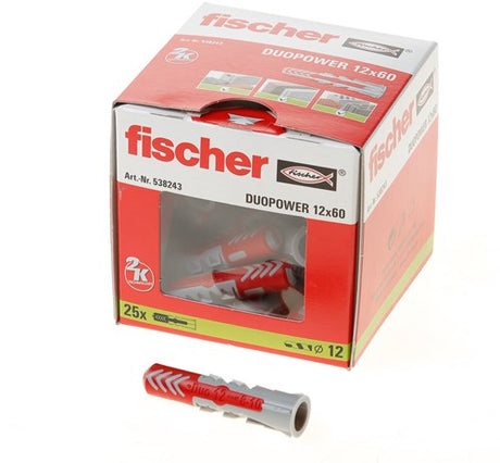 Fischer duopower 12x60 25 szt. - 538253