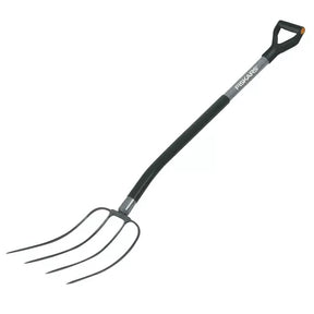 Fiskars ergonomiczne widły do obornika - widły do kompostu - widły ogrodowe - 136 cm