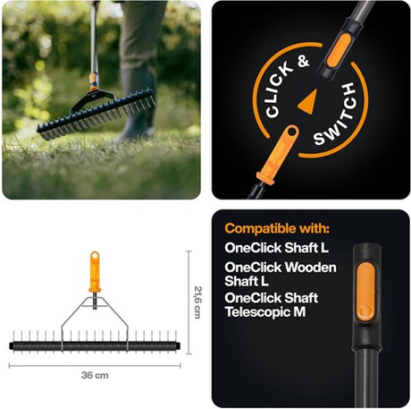 Grabie aeracyjne Fiskars oneclick - 1080679