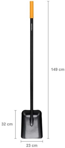 Solidna łopata Fiskars z uchwytem w kształcie litery L – 1066720